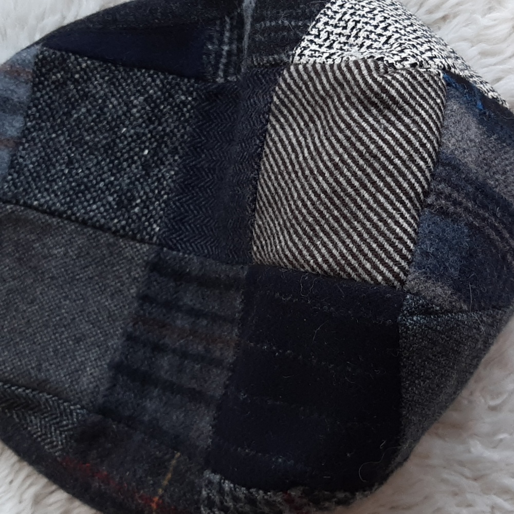 Brooks Brothers Patchwork Tweed Flat Cap XL - Picture 5 of 5